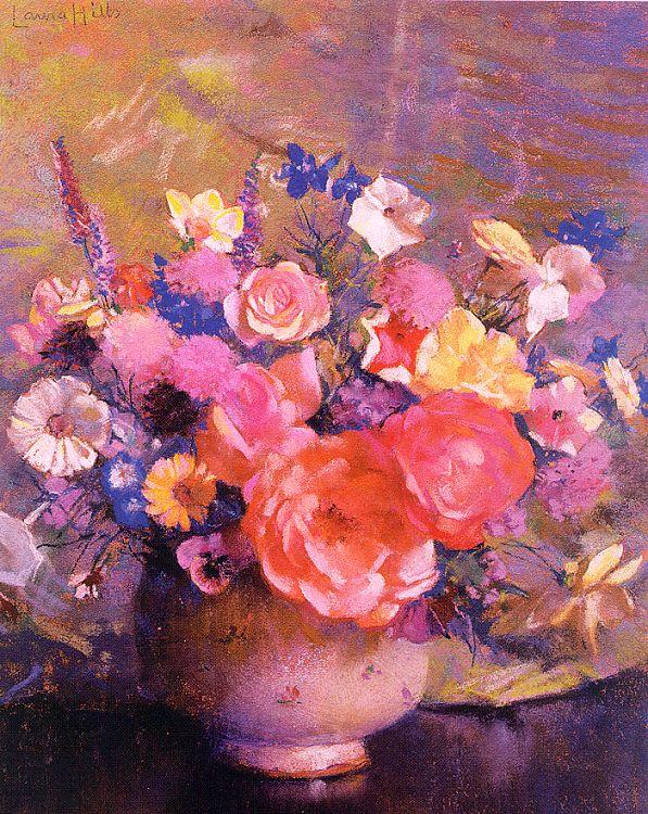 Hills, Laura Coombs Summer Flowers china oil painting image